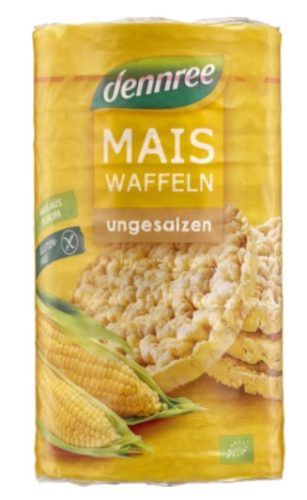 Puffasztott rizsszelet, natur, bio, Dennree (100g)