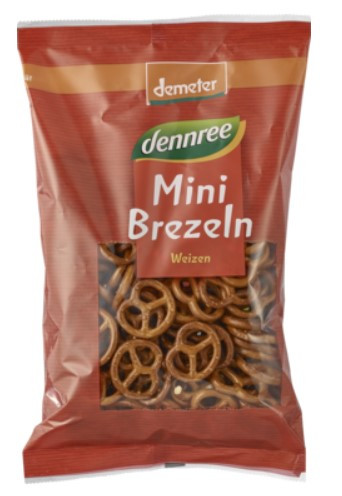 Sós mini perec búzából gyermekeknek, Demeter, Dennree (150g)