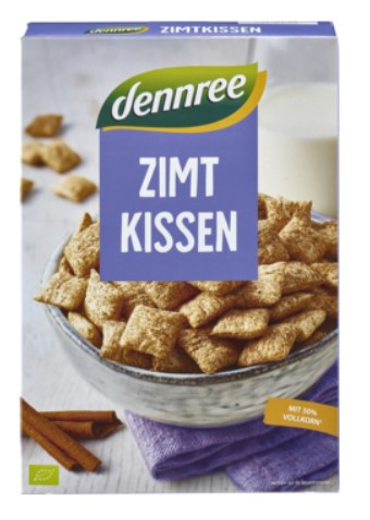 Fahéjas párnák, bio, Dennree (300g)