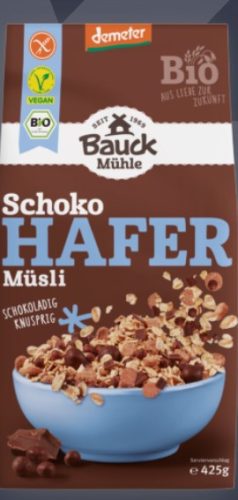 Csokis müzli, gluténmentes, bio, Bauck Hof (300g)