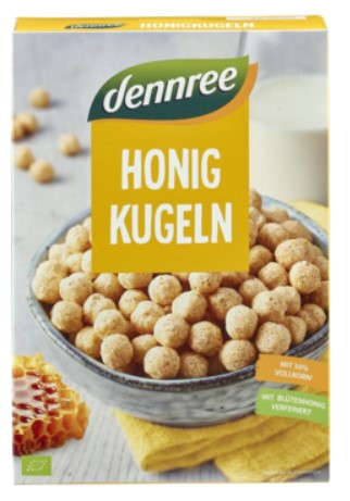 Mézes golyók, bio, Dennree (250g)