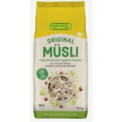 Ropogós müzli, dobozos, bio, Rapunzel (750 g)