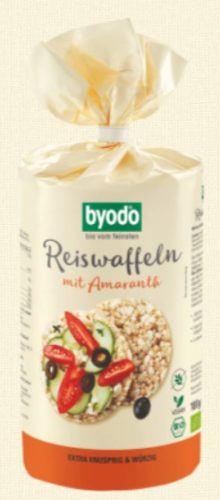 Rizsszelet amaranth, gluténmentes, bio, Byodo (100g)