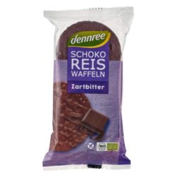 Rizsszelet, étcsokis, bio, Dennree (100g)