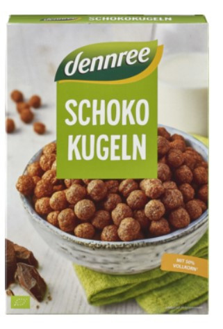 Csokoládés golyók, bio, Dennree (250g)
