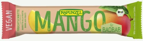 Gyümölcsszelet, mangó-baobab, bio, Rapunzel (40g)