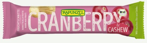 Gyümölcsszelet, kesu-vörösáfonya, bio, Rapunzel (40g)