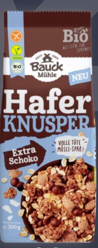 Zab müzli, csokis ropogós, gluténmentes, bio, Bauck Hof (425g)