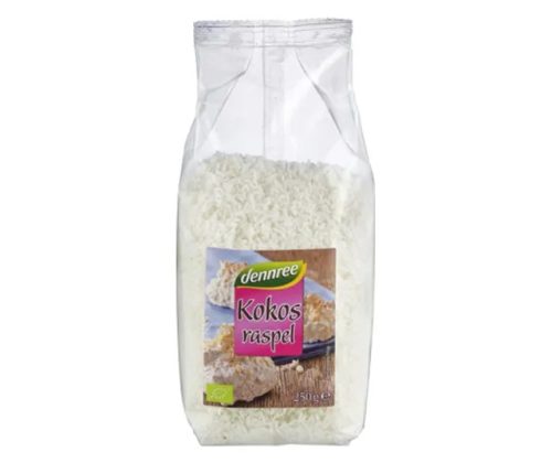 Kókuszreszelék, bio, Dennree (250g)