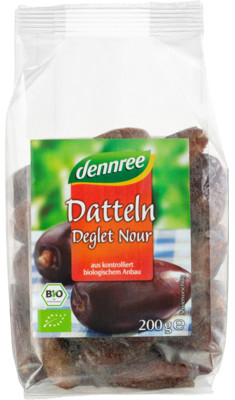 Datolya, Deglet Noir, bio, Dennree (200g)