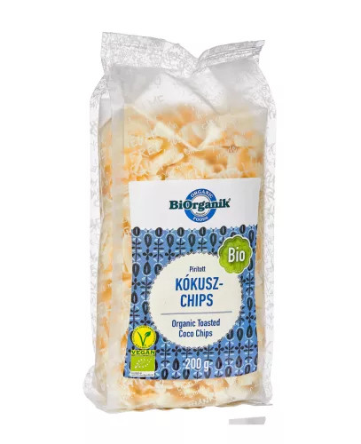 Kókuszchips, pirított, bio, BiOrganik (200g)