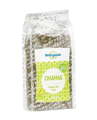 Chia mag, fekete, bio, Biorganik (200g)