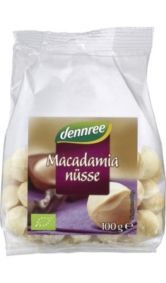 Makadámia dió, bio, Dennree (100g)