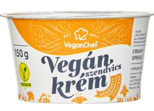 Kenhető növényi krémsajt, körözött ízű, Veganchef (150g)