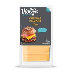 Növényi sajt, cheddar, szeletelt, Violife (200g)