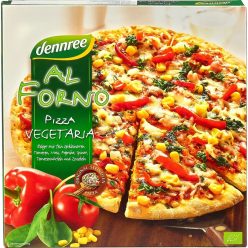 Pizza, vegetariánus, fagyasztott, bio, Dennree (350g)