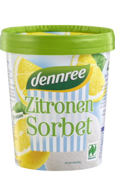 Citromos sorbet, fagyasztott, bio, Dennree (500ml)