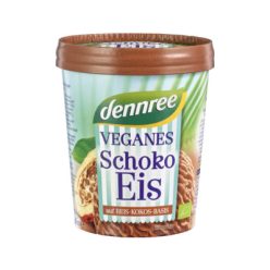   Vegán csokoládé fagylalt rizstejből, bio, Dennree (500ml)