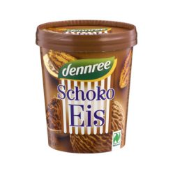 Csokoládé fagylalt, tehéntejes, bio, Dennree (500ml)