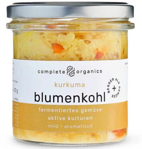 Fermentált kurkuma-karfiol, bio, (230 g) Complete Organics