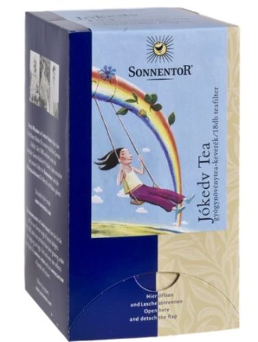 Jókedv tea, gyümölcsös, ömlesztett, dobozos, bio, Sonnentor (100g)