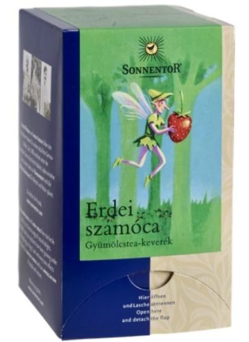 Erdei szamóca gyümölcstea, adagoló dobozos, bio, Sonnentor (54g)