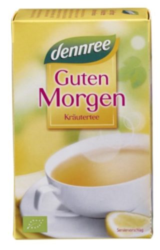 Jó reggelt tea, filteres, bio, Dennree (20 db- os)