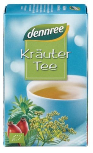 Gyógynövény tea, filteres, bio, Dennree (20 db- os)