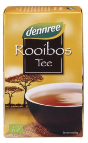 Rooibos tea, natúr, filteres, bio, Dennree (20 db- os)