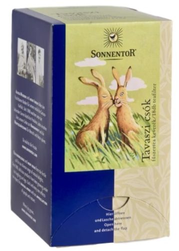 Tavaszi csók tea, filteres, adagoló dobozos, bio, Sonnentor (27g)